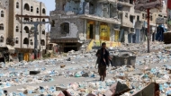 الصورة من مدينة تعز
