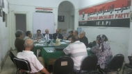نائب الامين العام يلتقي بقيادة الحزب الاشتراكي المصري