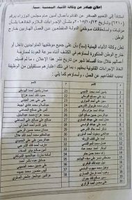 وكالة سبأ التابعة للميليشيات تهدد بفصل عشرات الصحفيين