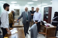 باذيب يتفقد سير العمل بالمؤسسة العامة للاتصالات ومشروع عدن نت