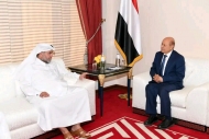رئيس مجلس القيادة الرئاسي يدعو المنظمات الاممية للعمل من المناطق المحررة