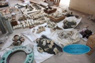 فرق خبراء الالغام في المكلا تعثر على كميات كبيرة من الالغام والعبوات الناسفة