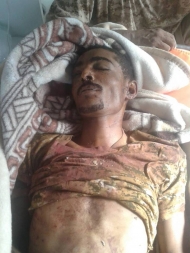 الصورة للجندي القتيل نعيم السقاف، أحد الجنود الذين تصدوا لهجوم القاعدة على المعسكر.